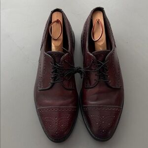 Allen Edmonds Rich Brown Sanford Cap Toe Shoes 8.5D